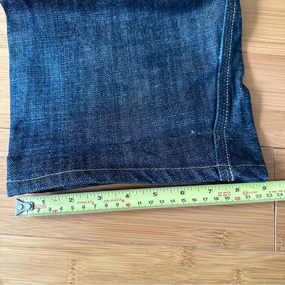 Levi's 514 Slim Straight Denim Blue Jean 36x30 Double Flap Pockets Zip Fly - Picture 12 of 16